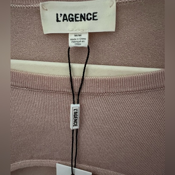 L’Agence Jocelyn Cutout Sweater in Petal Pink size Medium - Picture 4 of 7
